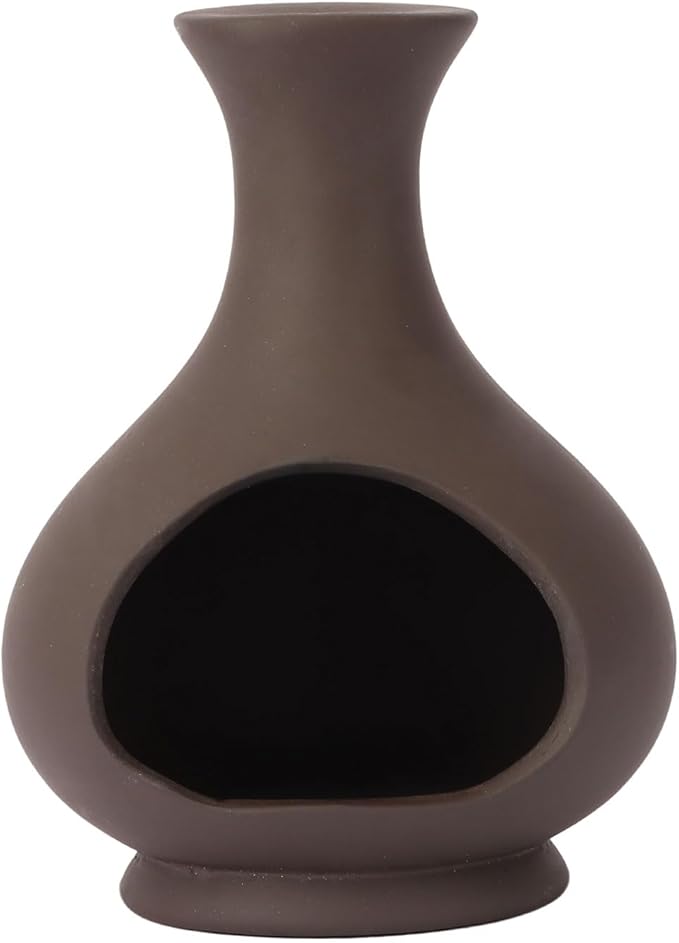 Multi-Functional Palo Santo Holder Burner, Palo Santo Stick and sage smudging Bowl, Modern Chiminea Incense Burner with Chimney, Ash Catcher, Suitable for Spiritual Rituals, Yoga, Meditation