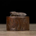 Incense Burner Chinese Incense Holder Brass Incense Burner Zen Copper Incense Burner Antique Style Home Office Fengshui Decor 2.6 * 2.6 * 2.2IN 0.7LB