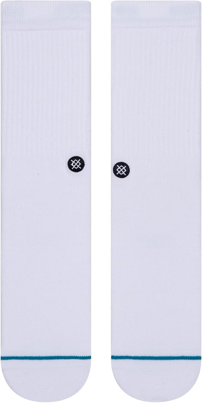 Stance Icon Classic Casual Crew Socks 3-Pack, Cotton Blend and Cushioning Arch Support