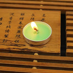 Tea Candles Wedding Party and Home Decoration Votive Parties Tealight Small Wishing Bulk 10 Pack with 1.5-2 Hours Extended Burn Time Mini for Birthday Halloween Emergency Family Gatherings(LVSE)