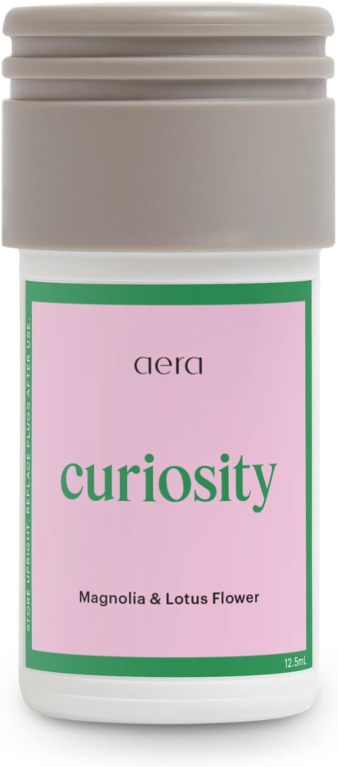 Aera Mini Curiosity - Essential Oil for Home - Pear and Redberries Fragrance - Notes of Magnolia, Lotus Flower and Citrus - Scent Refill - Capsule Size Works with Mini Diffuser