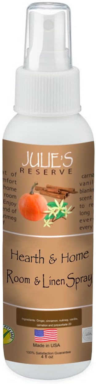 Hearth & Home Room and Linen Spray Pumpkin Spice Latte, 4 Fl Oz (Pack of 1)