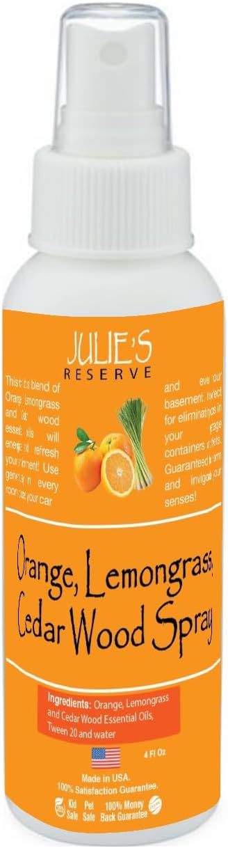 Citrus Orange/Cedar/Lemongrass Room & Linen Spray