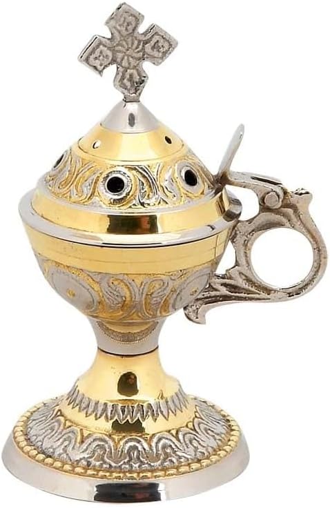 Christian Orthodox Greek Censer (4886-gn)