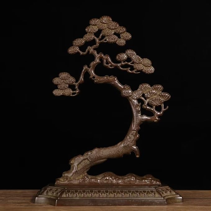 Brass Incense Burner Chinese Traditional Incense Burner Kit Zen Copper Incense Burner Office Home Yoga Room Sandalwood Burner Decoration Censer