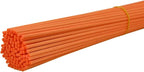 100 Pieces Fiber Reed Diffuser Replacement Refill Sticks (12" x 3mm, Orange)