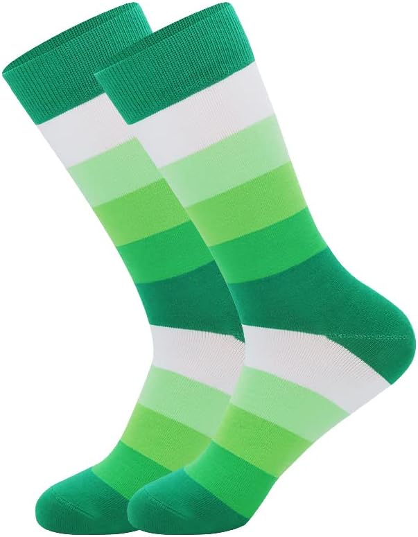 HHX YONLEE Dress Socks 5/6/10 Pairs Crew Argyle Colorful Cotton Novelty Casual Happy Fun