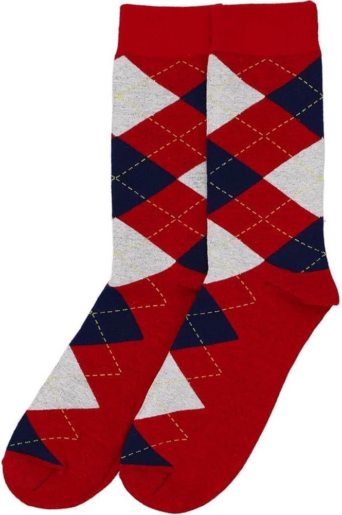 tiemart Men's Socks, Fits Men's Shoe Sizes 8-12