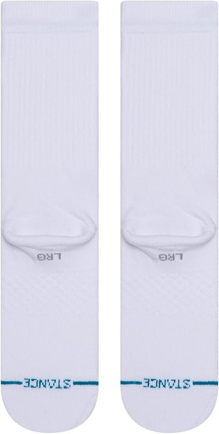 Stance Icon Classic Casual Crew Socks 3-Pack, Cotton Blend and Cushioning Arch Support