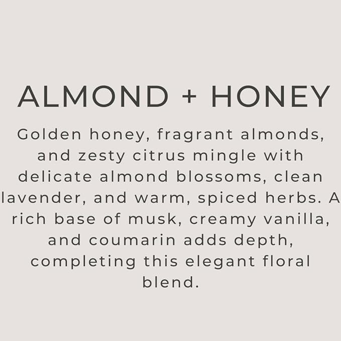 River Birch Almond Honey Scented Linen and Room Spray | Home Fragrance | 4 oz Glass Amber Bottle | Luxury Signature Scent | Handmade in Texas