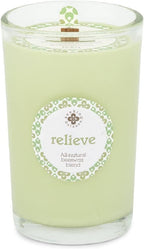 Root Candles Seeking Balance Wood Wick Spa Candle Aromatherapy Candles, 8-Ounce, Relieve: Eucalyptus Menthol