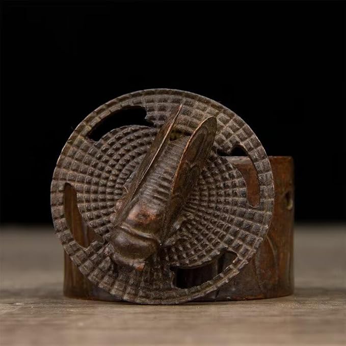 Incense Burner Chinese Incense Holder Brass Incense Burner Zen Copper Incense Burner Antique Style Home Office Fengshui Decor 2.6 * 2.6 * 2.2IN 0.7LB