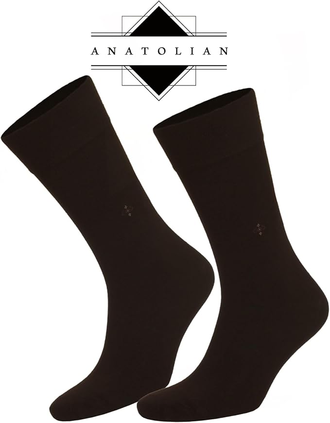 anatolian DRESS SOCKS Natural Comfortable Soft Classy - Made In TURKEY for Men Women Dress or Casual Footwear