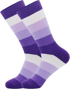 HHX YONLEE Dress Socks 5/6/10 Pairs Crew Argyle Colorful Cotton Novelty Casual Happy Fun