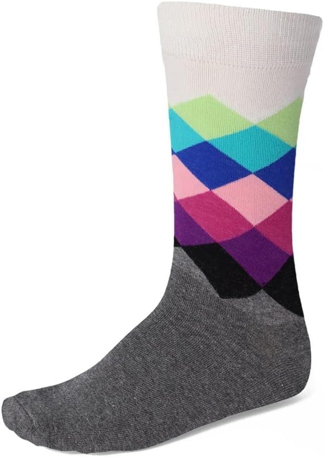 tiemart Men's Socks, Fits Men's Shoe Sizes 8-12