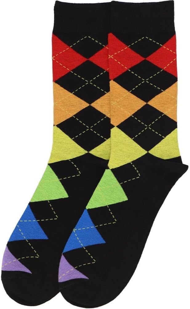 tiemart Men's Socks, Fits Men's Shoe Sizes 8-12