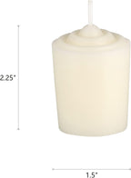 Mega Candles 12 pcs Unscented Ivory Votive Candles, Hand Poured Wax Candle 15 Hours 1.5 Inch x 2.25 Inch, Home Décor, Wedding Receptions, Centerpieces, Occasions, Events, Festivities, Meditations