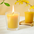 Beeswax Votive Candles Bulk-Pack of 10,Pure Natural Beeswax,Handmade Candles Gift Set for Holiday, Wedding,Party