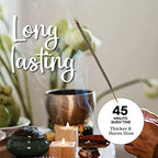 White Copal Incense Sticks Mexico - (40+ Sticks) Thick, Natural Resin Incense & Clean Charcoal Free Made from Upcycled Flowers | Sweet Smelling Spiritual Incense for Purification (Incienso De Copal)…