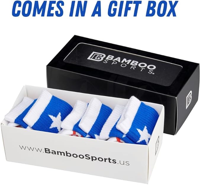 Bamboo Sports Premium Bamboo Crew Work Socks- Moisture Wicking, Odor Eliminating