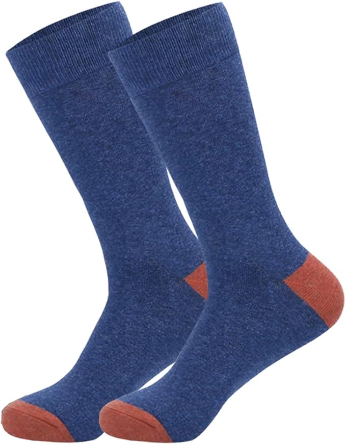 DRASEX Men's Dress Socks Funky Colorful Pattern Cotton Novelty Casual Crew Socks