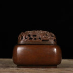 Brass Incense Burner Chinese Traditional Incense Burner Kit Zen Copper Incense Burner Office Home Yoga Room Sandalwood Burner Decoration Censer