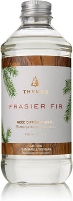 Thymes Reed Diffuser Oil Refill - Diffuser Oils Scents for Home Refill - Use for Reed Stick Room Air Fresheners (Frasier Fir, 7.75 fl oz)