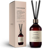 COCODOR Premium Reed Diffuser/Cypress/16.9oz(500ml)/1 Pack/Fragrance Scent Essential Oil Stick Diffuser Set for Bedroom Bathroom Home Décor