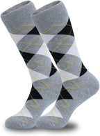 DRASEX Men's Dress Socks Funky Colorful Pattern Cotton Novelty Casual Crew Socks