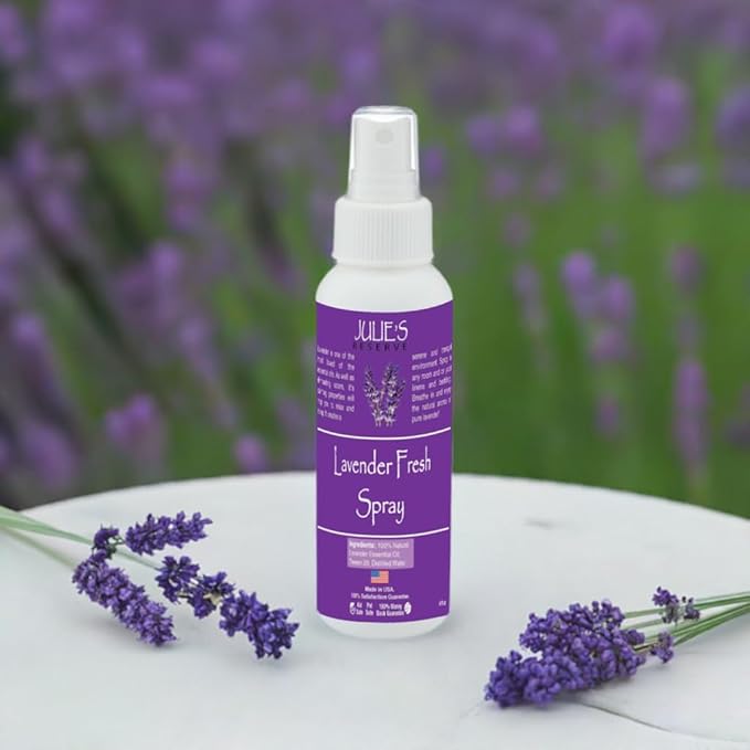 Lavender Room & Linen Spray Sheet & Pillow Mist Natural Julie's Reserve