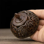 Incense Burner Chinese Incense Holder Brass Incense Burner Zen Copper Incense Burner Antique Style Home Office Fengshui Decor 2.6 * 2.6 * 3.5IN 0.6LB