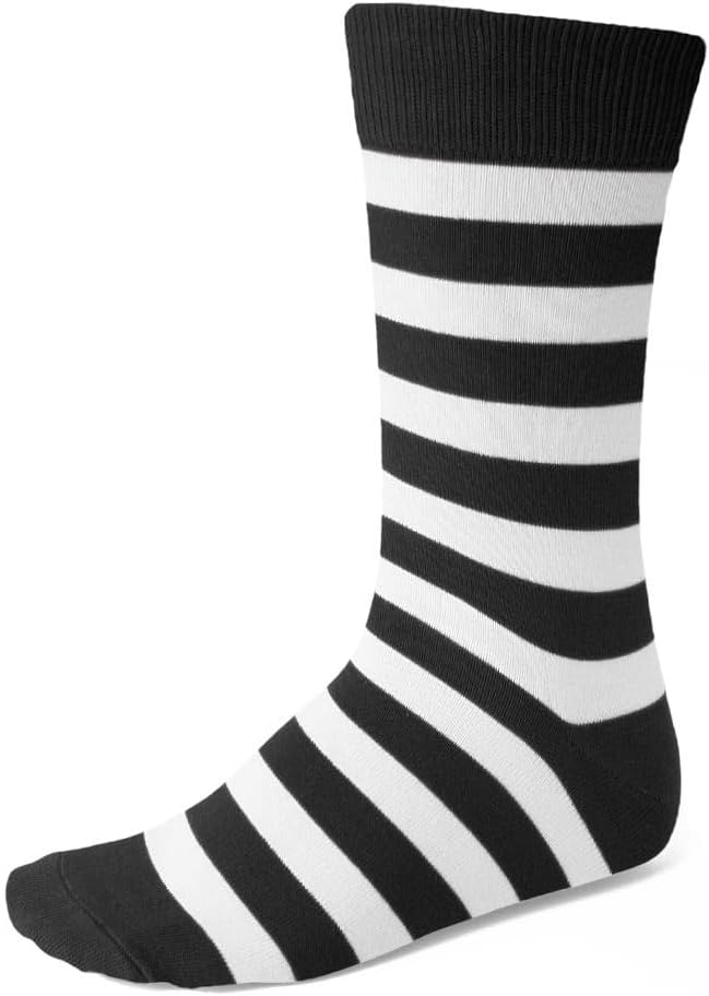 tiemart Men's Socks, Fits Men's Shoe Sizes 8-12
