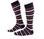 Pierre Henry Over the Calf Socks for Men (3 pairs) | Cotton Over the Calf Dress Socks | Long Socks Designed to Stay up 12+ hr