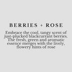 River Birch Luxury Linen and Room Spray - Berries + Rose Home Signature Scent - Room Fragrance Spray - Fragrant Fresh Linen Air Freshener - Handmade in Texas - 4 oz Glass Amber Gold Top