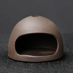 Palo Santo Stick Holder, Sage and Palo Santo Stick Burner, Handmade Ceramic Incense Burner with Chiminea Clay Incense Plate and ash Collector, Used for Meditation, Yoga, and Energy Purification