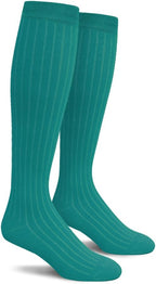 Knee High Solid Color Cotton Socks for Men Women and Youth