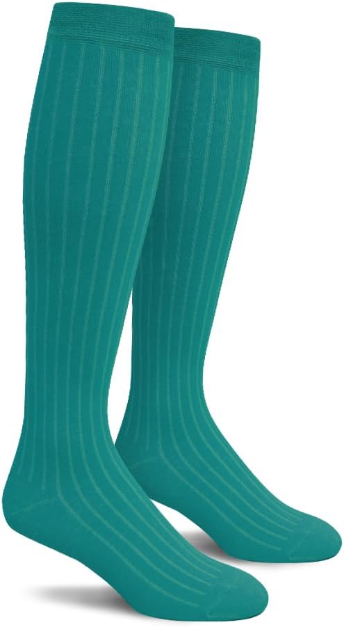 Knee High Solid Color Cotton Socks for Men Women and Youth