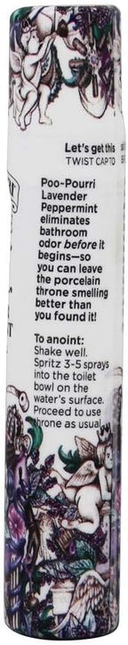 Poo-Pourri Before-You-Go Toilet Spray, Lavender Peppermint, Travel Size 10 mL - Lavender, Peppermint and Citrus