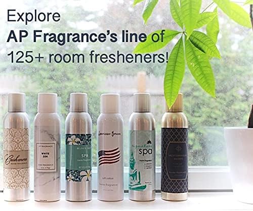 Room Fragrance Air Freshener Spray Concentrated Bathroom, Kitchen, Car, or Office Deodorizer, U.S.- Made by AP Fragrance (Sandalwood)