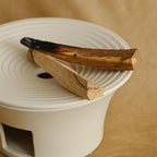 Round Palo Santo Holder, Stick Burning Incense Burner, Home Decor for Meditation or Relaxation, Spiritual Gift