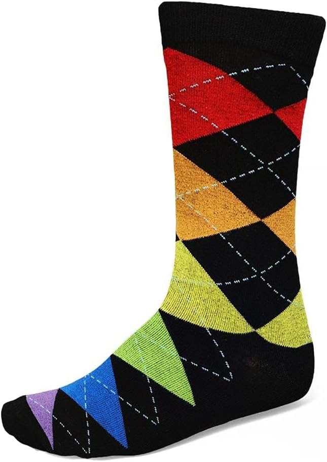 tiemart Men's Socks, Fits Men's Shoe Sizes 8-12