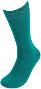Feraricci Solid Color Casual Dress Socks for Men - Colorful & Comfortable Crew Socks