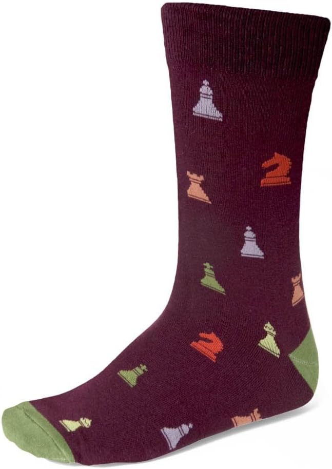 tiemart Men's Socks, Fits Men's Shoe Sizes 8-12