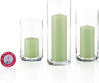 yummi Set of 12 Slim Pillars and Cylinder Vases - Mint