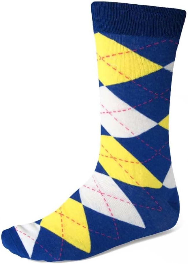 tiemart Men's Socks, Fits Men's Shoe Sizes 8-12