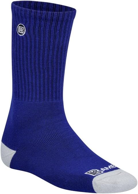Bamboo Sports Premium Bamboo Crew Work Socks- Moisture Wicking, Odor Eliminating