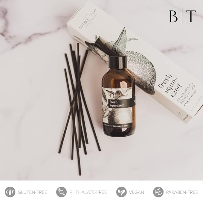 BROKEN TOP Natural Reed Diffuser Set (Fresh Squeezed)
