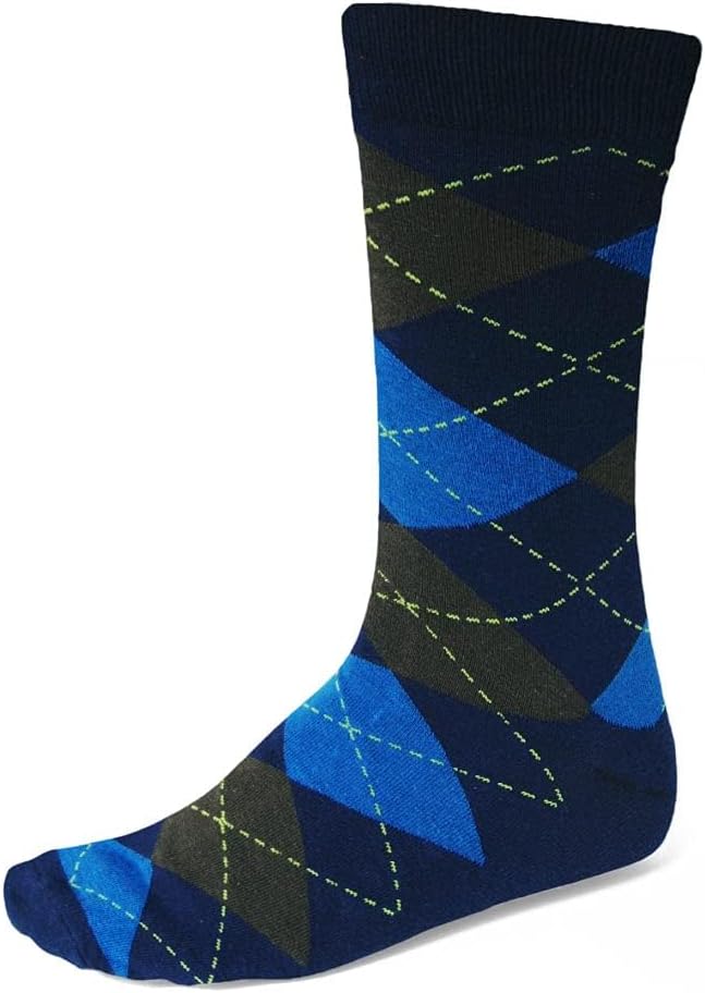 tiemart Men's Socks, Fits Men's Shoe Sizes 8-12