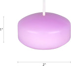Mega Candles 12 pcs Unscented Lavender Floating Candles, Hand Poured Wax Candle 2 Inch Diameter, Home Décor, Wedding Receptions, Centerpieces, Occasions, Events, Festivities, Meditations, Spas