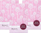 Rose Petals Scented Sachets Pack of 3, Spring and Summer - Long-Lasting Scented Bags, Home Fragrance, Air Freshener & Deodorizer for Closet, Room, Drawer, or Cars, Made in USA
